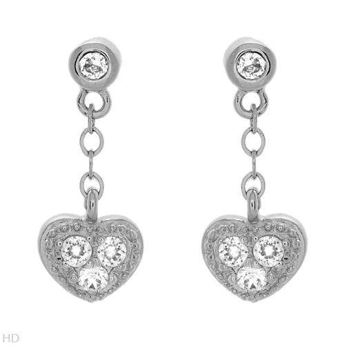925 Sterling Silver Earrings with CZ
