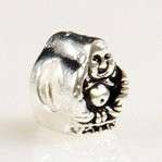 Sterling Silver  Plated Bead BUDDHA, fits most European Charm Bracelets