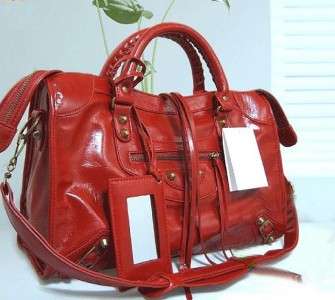 Nice Red Handbag, artificial leather, Hobo Style