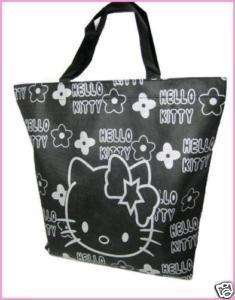 Hello Kitty, Reusable Shopping bag in Dark Black