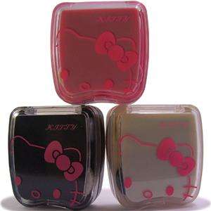 Hello Kitty, Contact Lense Care Set, BLACK with Mirror