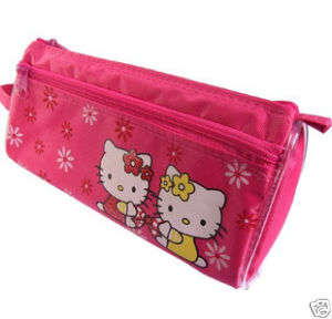 Hello Kitty Pouch, Make up Bag, Cosmetic Bag, Pencil Case, Pink