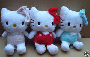 Hello Kitty Soft Toy, Set of 3 Hello kitty Dolls