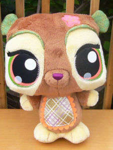 New Stock. ONLY a FEW!! Littlest Pet Shop Soft Toy, Peach OWL (very difficult to get)