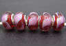 Murano Style Bead with Sterling Silver Core, fits most European Charm Bracelets