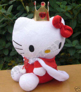 ONLY ONE LEFT!! Hello Kitty Soft Toy, Doll with crown