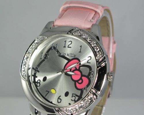LAST ONE!! Hello Kitty Watch with Crystal in Pink