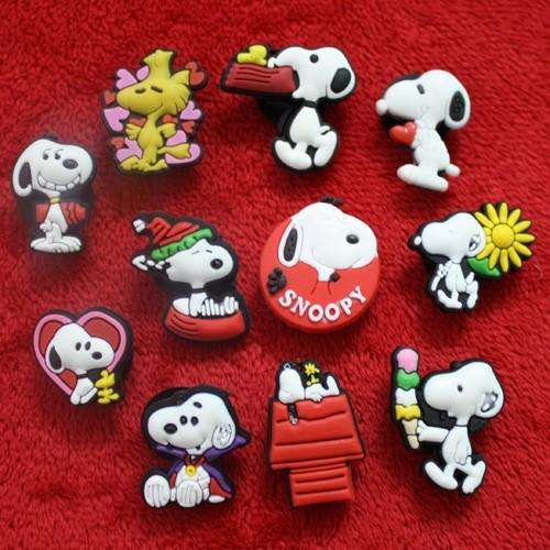 Snoopy Shoe Charms, fits Crocs and similar Shoes