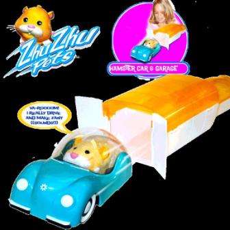 Zhu Zhu Hamster Accessories, Hamster Car with Garage