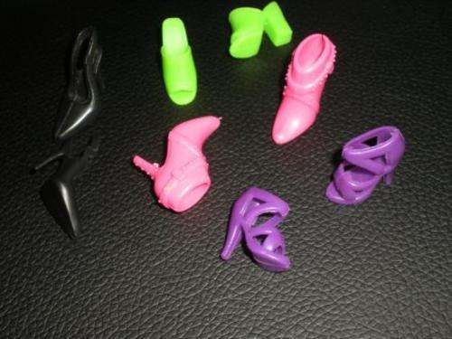 Barbie Shoes, 4 pairs