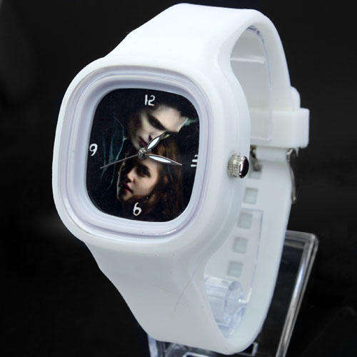 Jelly Watch, Twilight in White Unisex