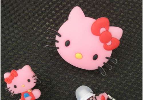 Hello Kitty 3.5mm Earphone Headset w Wire organizer