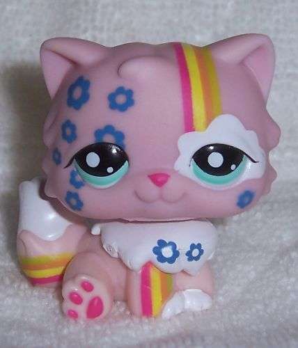 Last One - Littlest pet shop, Postcard Pets - Persian Cat in Box #1436