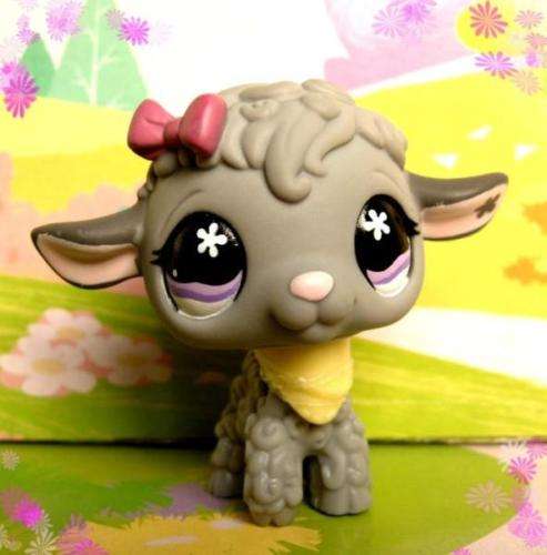 Littlest pet shop, Sheep - Grey lamb 477