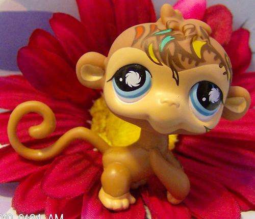 Littlest pet shop, Rainforest Tattoo  Monkey 946