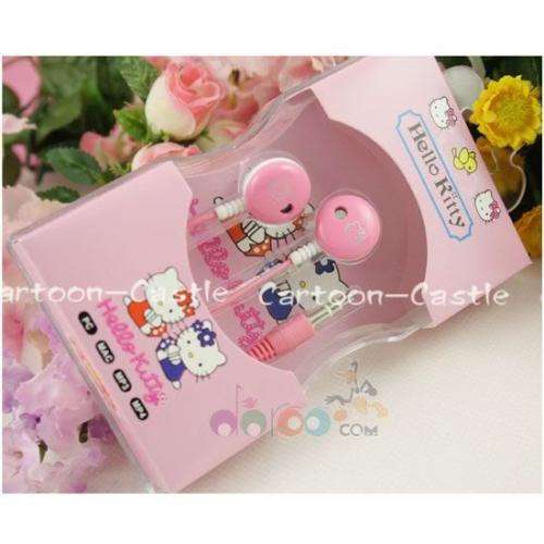 Hello Kitty Earphones, Pink