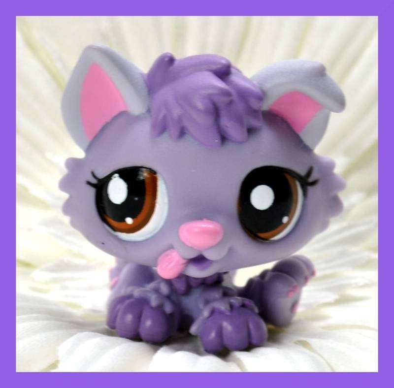 Rare, Littlest Pet Shop, Purple Husky Puppy 1752