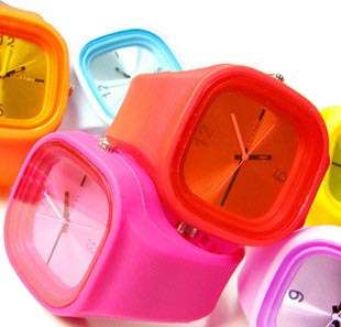 Trendy Jelly Watch - PINK
