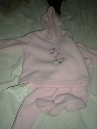 Stunning Pink soft and warm bay combination from Woolworth size 6 to 12 months, NEW
