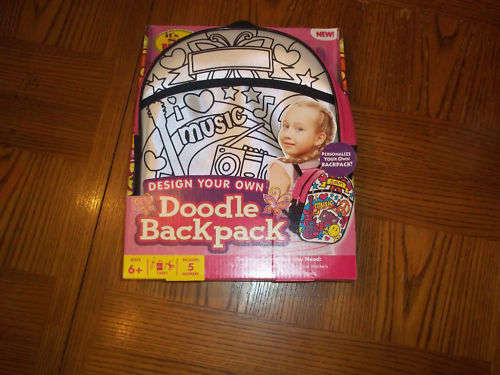 Stunning "Doodle" Backpack - Personalise your own Backpack