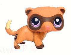 Littlest Pet Shop, Brown Masked Ferret #1612
