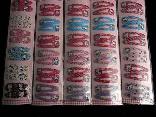 Hello Kitty Ring - Hair clips