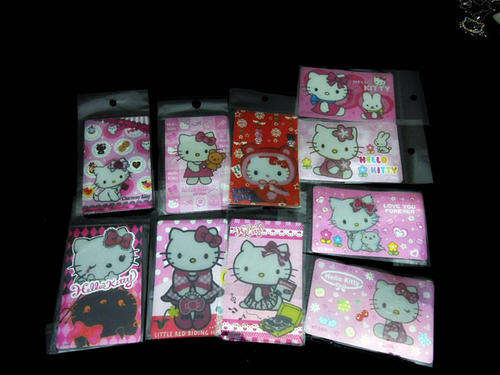 Hello Kitty Ring - Sticker Card