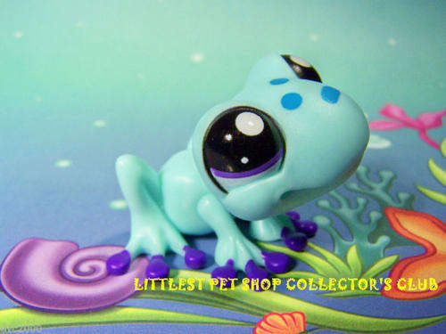 Littlest pet shop,  Blue Tree Frog 1916