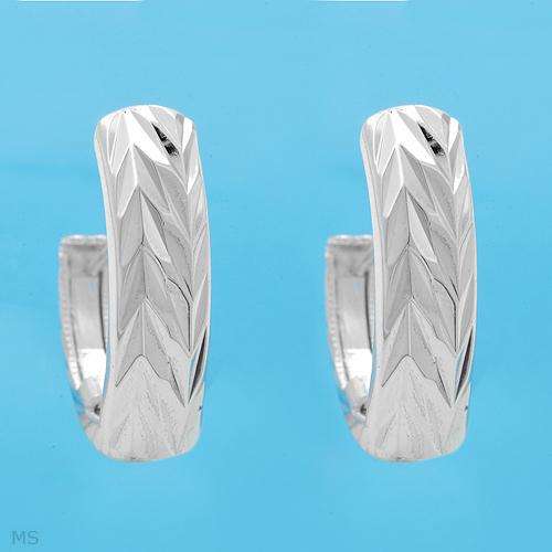 LAST ONE! Stunning Hoop Earrings Well Made in 925 Sterling