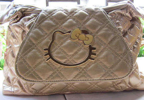 Hello Kitty  Handbag  Gold