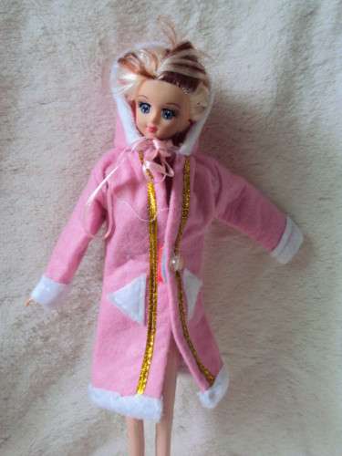 Barbie Fashion House -  Clothes, Handmade, Pink Coat