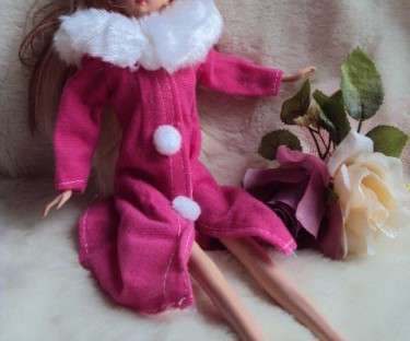 Barbie Fashion House -  Clothes, Handmade, Pink Coat