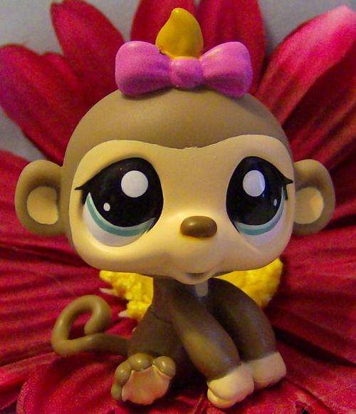Littlest pet shop,  Monkey Baby Girl #1936