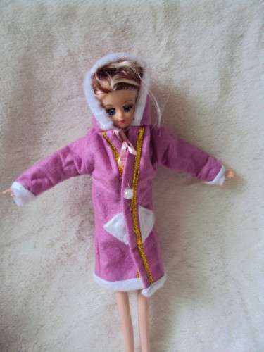 Barbie Fashion House -  Clothes, Handmade, Pink Coat