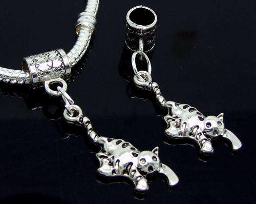 Tiger Dangling Bead fits most European Charm Beads