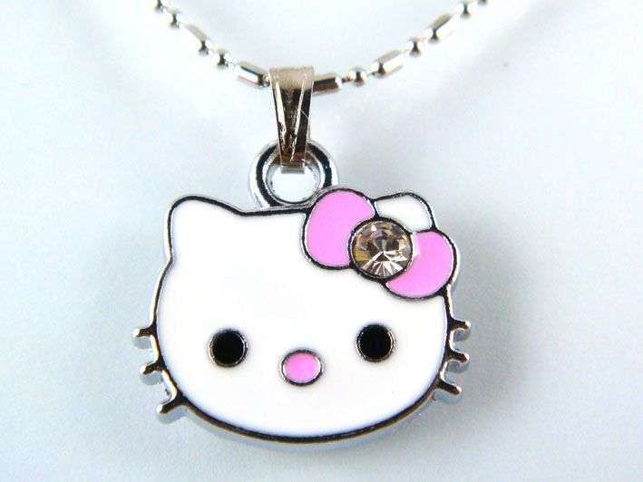 Hello Kitty Necklace with crystal