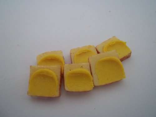 Miniature Food, Re-ment, Collectable Handmade Dollhouse Miniature toast+ Bottle