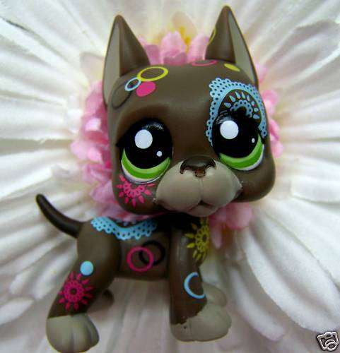 Littlest pet shop, Postcard Pet - NWB Great Dane #1439