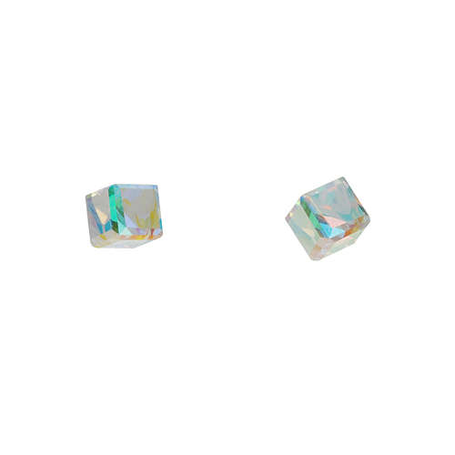 Sterling Silver Stud Earrings with Stunning Crystals