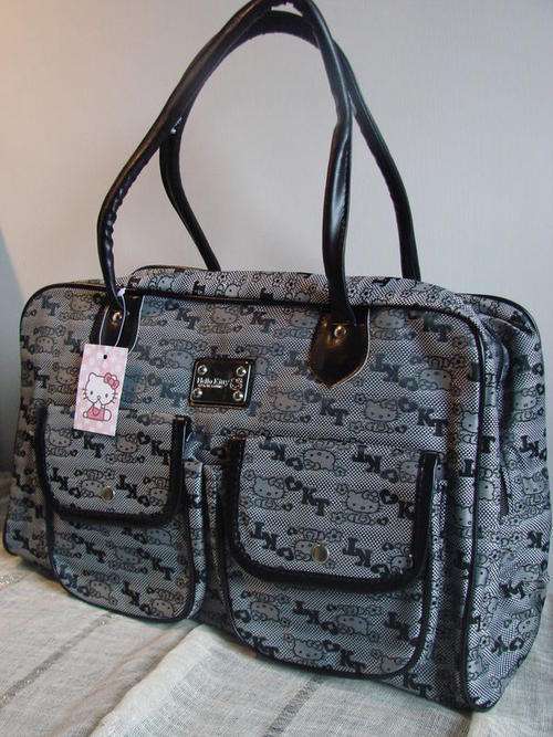 Hello Kitty Travel Bag Black / Grey