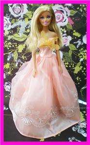 Barbie Fashion House -  Clothes, Handmade, Gown / Evening Dress / Princess Dress