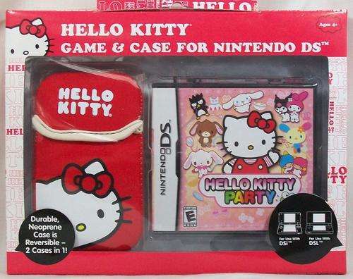 LAST ONE !! SPECIAL !! Nintendo Hello Kitty Game " Party" for Nintendo DS with Hello Kitty Pouch