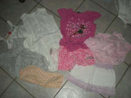 Spring is in the Air, Girls Spring/Summer Clothing, size 6 to 7 years, 11 pieces