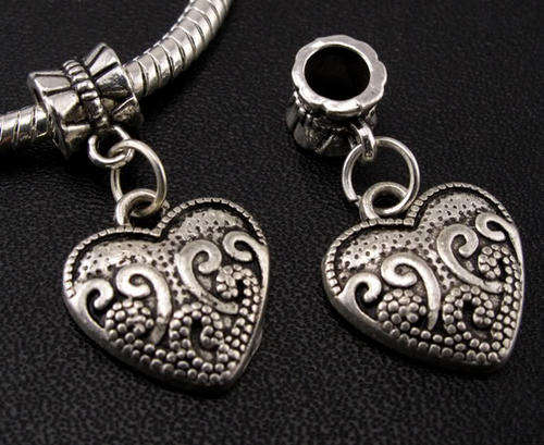 Bead,Dangling Bead, Heart