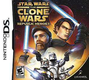 LAST ONE!! Game -  Star Wars - The Clone Wars, Republic of Heroes, Game for Nintendo DS
