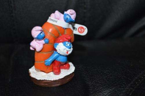 Last One - SMURF and even more smurfs - chef with 2 smurf babies
