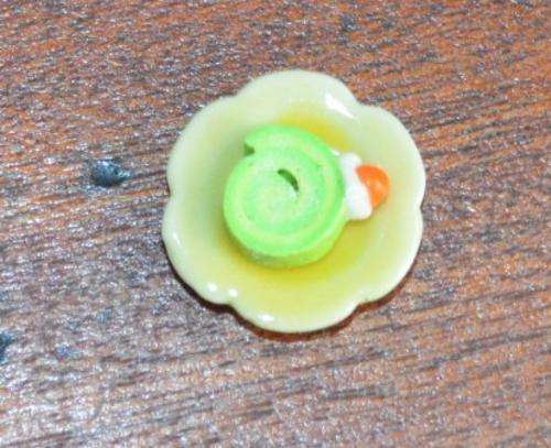 Miniature Food, Re-ment, Collectable Handmade Dollhouse Miniature Swiss roll