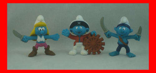 SMURF, and more smurfs - Smurf Set - Pirates of the caribbean