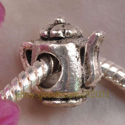 Tibetan Silver Bead, teapot