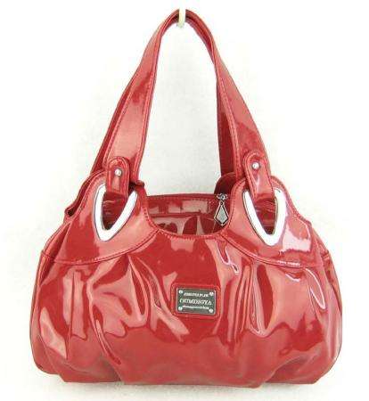 On Special - Red Handbag Patent Leather - Leatherette